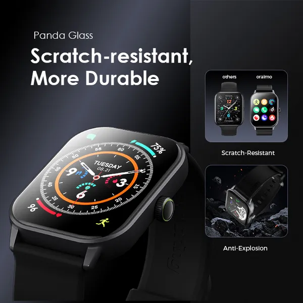 Oraimo Watch 5 HD Panda Glass Smart Watch - Image 3