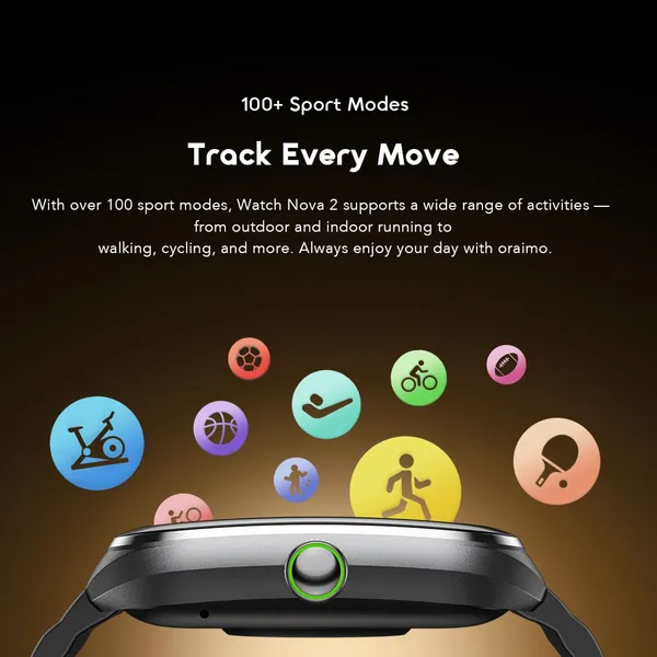 Watch Nova AMOLED IP68 Curved Touchscreen Smart Watch - Image 3