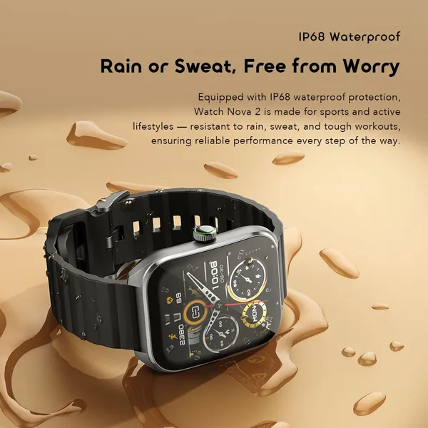 Watch Nova AMOLED IP68 Curved Touchscreen Smart Watch - Image 2
