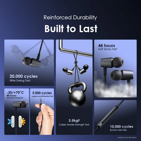 Oraimo HIFI Audio In-Ear Headphones Trumpet 3 - Image 2